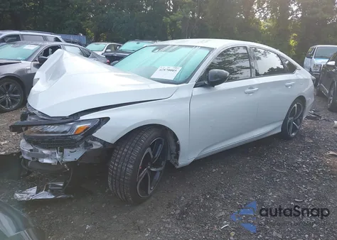 2021 Honda Accord Sport Se из США, поврежденный, VIN 1HGCV1F4XMA041347